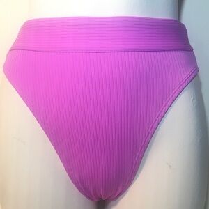 Stoney Clover Lane x Target Purple Ribbed High Leg High Waist Bottom XS (0-2)
